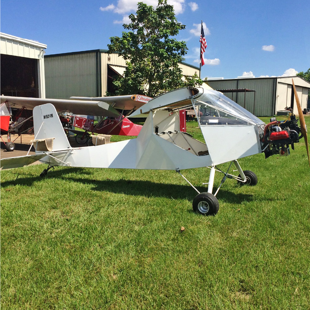 Cabin Eagle Plane on Green Grass